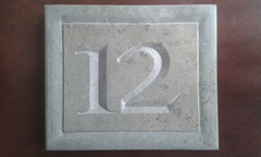 image: hand-carved stone lettering and signage (sample 8)