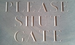 image: hand-carved stone lettering and signage (sample 9)